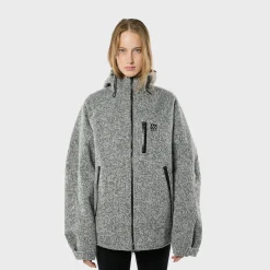 Vindur Fleece-lined wool jacket